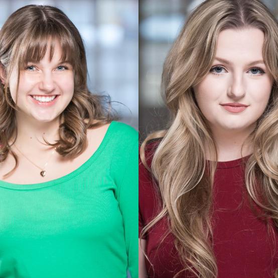 Charlotte Padrnos and Hannah Jobman side-by-side headshots